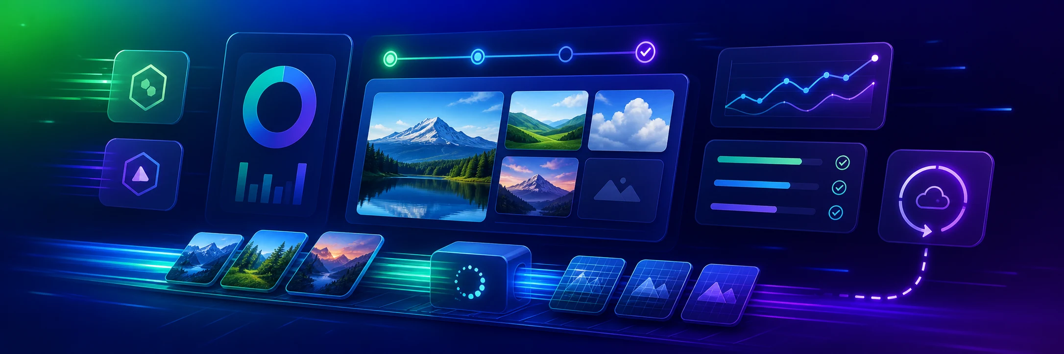 Vacuum Image Optimizer — Project interface screenshot
